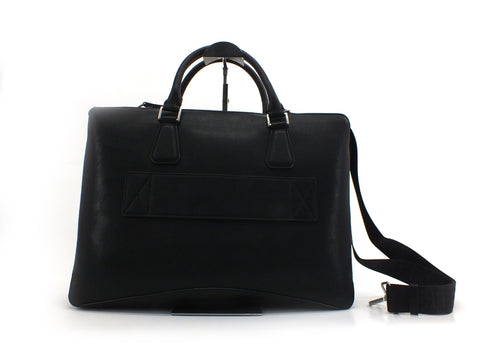 GUESS Cartella Pelle Zip Uomo Black HMSCALPO414