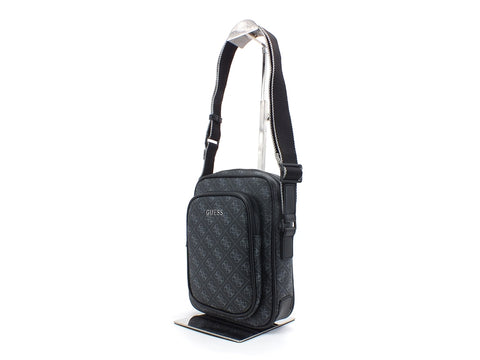 GUESS Tracolla Tasca Anteriore Loghi Uomo Black HMVEZZPO426