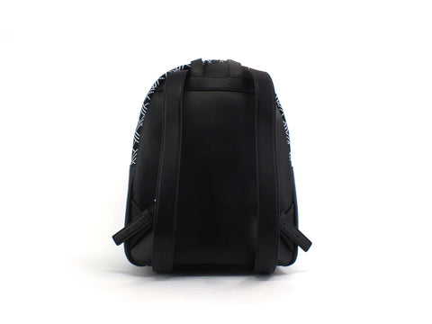 LOVE MOSCHINO Zaino Logo Tessuto Bianco Nero JC4075PP1BLL100A