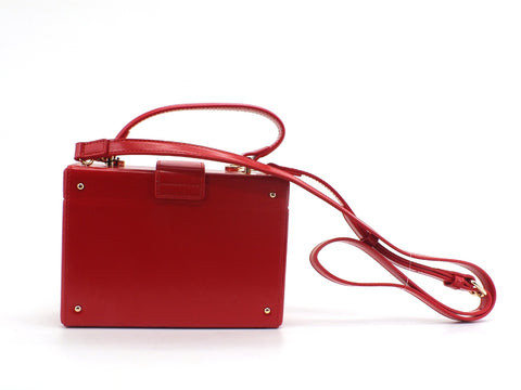 LOVE MOSCHINO Borsa Tracolla Rigida Pelle Rosso JC4106PP1BLI0500