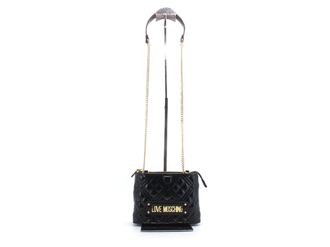 LOVE MOSCHINO Tracolla Trapuntata Catena Nero JC4209PP0BKA0000