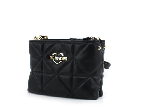LOVE MOSCHINO Tracolla Trapuntata Catena Nero JC4210PP0BKB0000