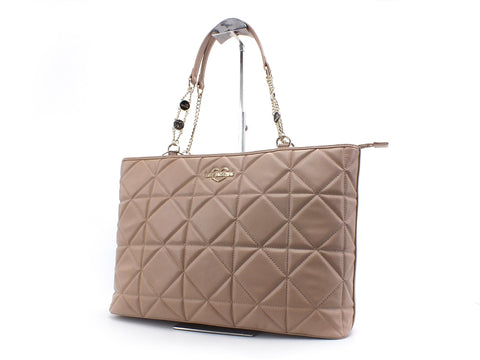 LOVE MOSCHINO Borsa Trapuntata Manici Taupe JC4214PP0BKB0209