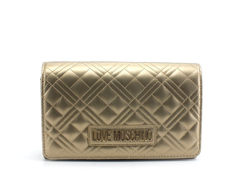 LOVE MOSCHINO Pochette Trapuntata Tracolla Catena Oro JC4261PP0BKA0901