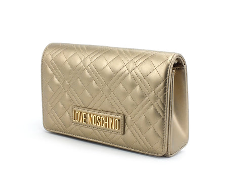 LOVE MOSCHINO Pochette Trapuntata Tracolla Catena Oro JC4261PP0BKA0901
