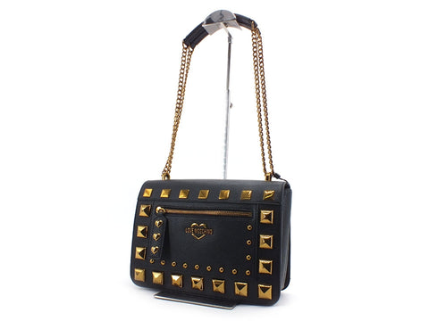 LOVE MOSCHINO Borsa Borchie Manici Catena Nero JC4280PP0BKO0000