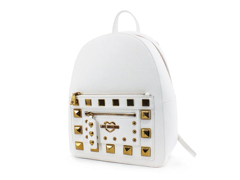LOVE MOSCHINO Zaino Borchie Tasca Bianco JC4282PP0BKO0100