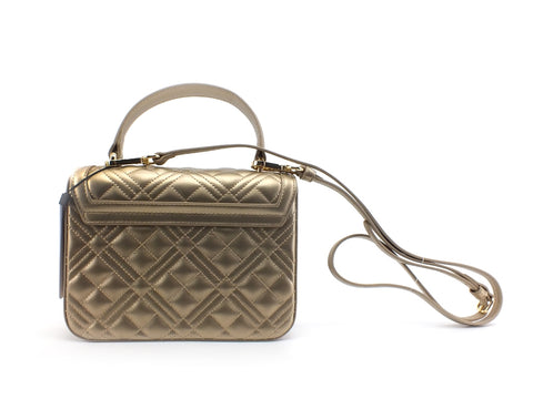 LOVE MOSCHINO Borsa Tracolla Trapuntata Manico Oro JC4306PP0BKA0901