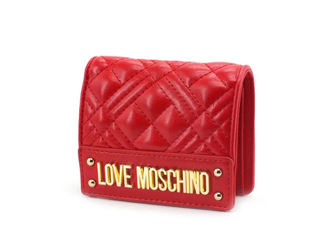 LOVE MOSCHINO Portafoglio Quilted Nappa Rosso JC5601PP1BLA0500