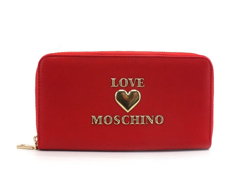 LOVE MOSCHINO Portafoglio Around Cuore Rosso Oro JC5606PP1BLE0500