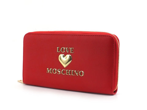 LOVE MOSCHINO Portafoglio Around Cuore Rosso Oro JC5606PP1BLE0500