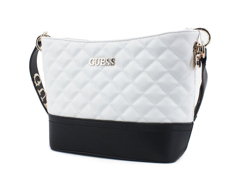 GUESS Illy Borsa Tracolla Trapuntata White Multi VG797001