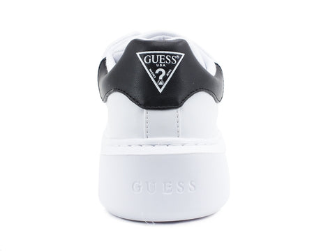 GUESS Sneaker Platform Retro White Black FL6BRDELE12