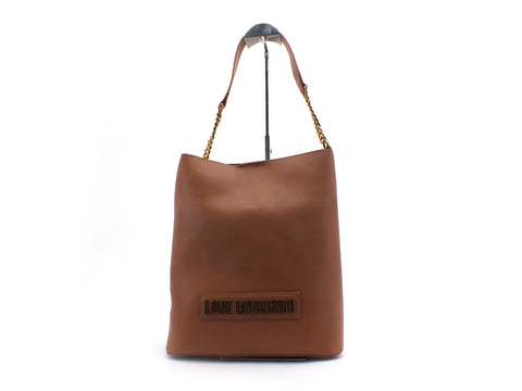LOVE MOSCHINO Borsa Secchiello Manico Tracolla Cuoio JC4067PP1BLK0200