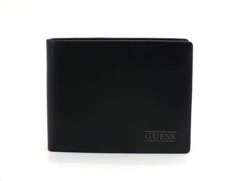 GUESS Portafoglio Uomo Pelle Card Coin Black SM2510LEA24