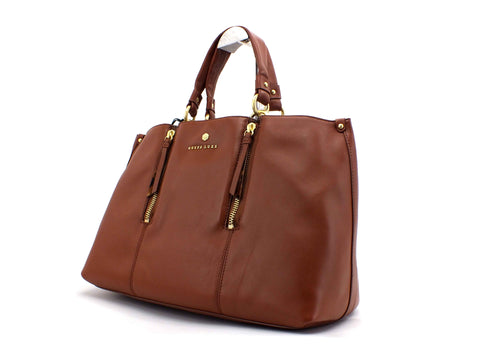 GUESS LUXE Borsa Big Pelle Cognac HWLASML0406