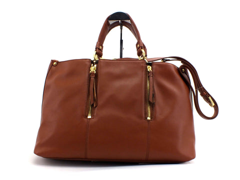 GUESS LUXE Borsa Big Pelle Cognac HWLASML0406