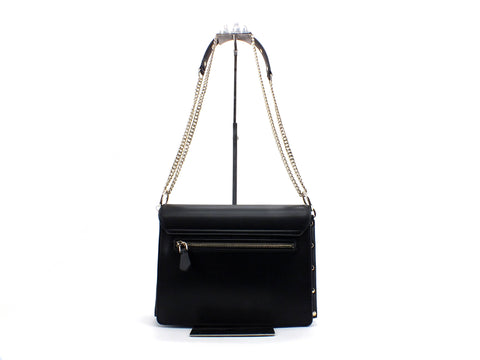 GUESS Tia Borsa Tracolla Rigida Logo Black VG788021
