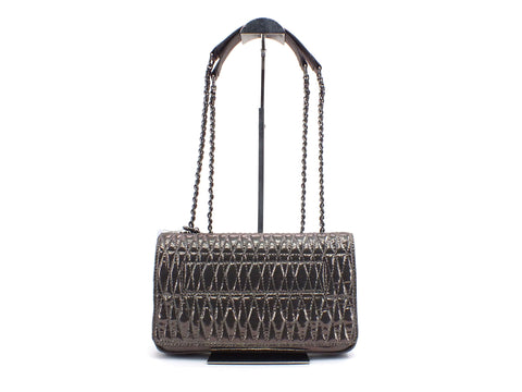 GUESS Brikley Borsa Tracolla Laminata Pewter MM787121