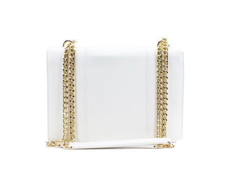 LOVE MOSCHINO Borsa Manici Stampa Bianco Rosso JC4072PP1CLG110A
