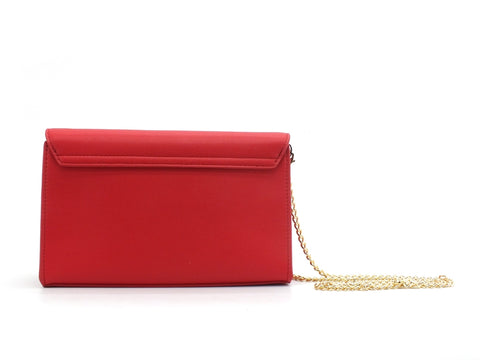 LOVE MOSCHINO Pochette Borsa Logo Oro Rosso JC4127PP1CLN2500