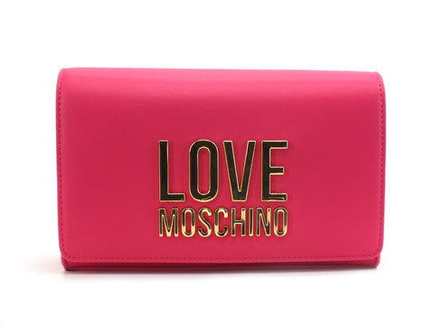 LOVE MOSCHINO Pochette Borsa Logo Oro Fuxia JC4127PP1CLN2604