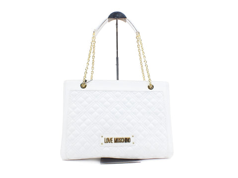 LOVE MOSCHINO Borsa Quilted Nappa Bianco JC4006PP1CLA0100