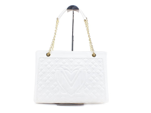 LOVE MOSCHINO Borsa Quilted Nappa Bianco JC4006PP1CLA0100