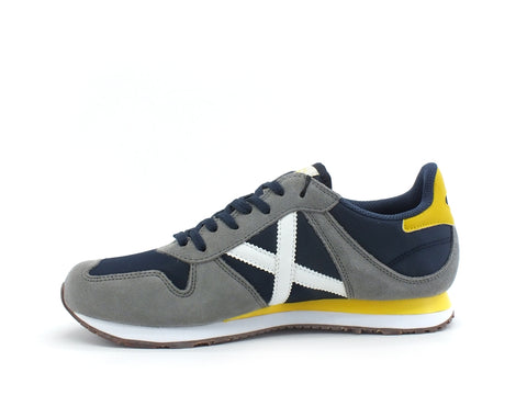 MUNICH Massana 413 Sneaker Uomo Blue Grey Yellow 8620413