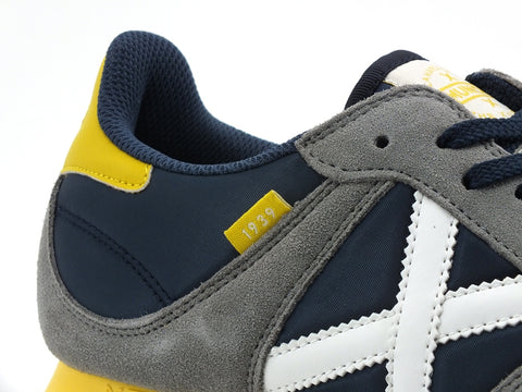 MUNICH Massana 413 Sneaker Uomo Blue Grey Yellow 8620413