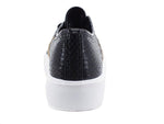 Load image into Gallery viewer, ALVIERO MARTINI 1A CLASSE Sneaker Pelle Cocco Banda Geo Black ZA072-213A