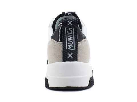 MUNICH Wave 60 Sneaker Donna White Black Beige 8770060