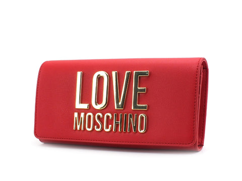 LOVE MOSCHINO Portafoglio Bonded Logo Oro Rosso JC5614PP1CLJ050A