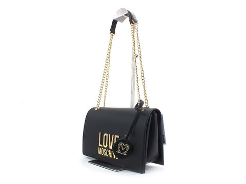 LOVE MOSCHINO Borsa Bonded Logo Catena Nero JC4099PP1CLJ000A
