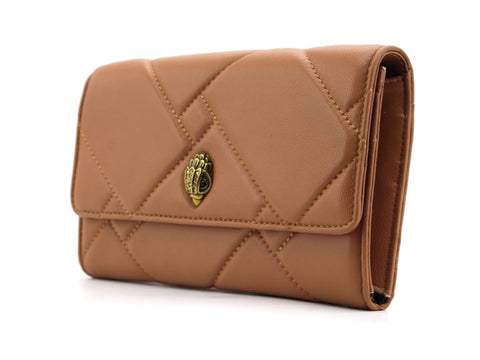 KURT GEIGER Kensigton Quilt Wallet Camel 4708348109