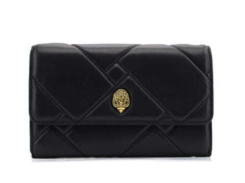 KURT GEIGER Kensigton Quilt Wallet Black 4708300109