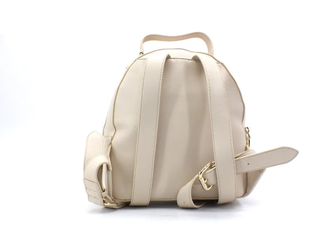 LOVE MOSCHINO Zaino Small Grain Catena Love Avorio JC4225PP0BKD0110