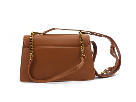LOVE MOSCHINO Borsa Manico Tracolla Foulard Cuoio Marrone JC4230PP0BKF0200
