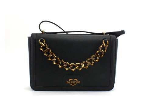 LOVE MOSCHINO Borsa Tracolla PU Catena Nero JC4095PP1BLO0000