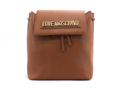 LOVE MOSCHINO Zaino Smooth PU Cuoio JC4069PP1BLK0200