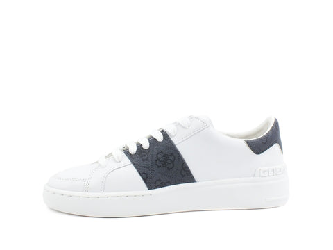 GUESS Sneaker Uomo Pelle Fascia White Coal FM5VESFAL12
