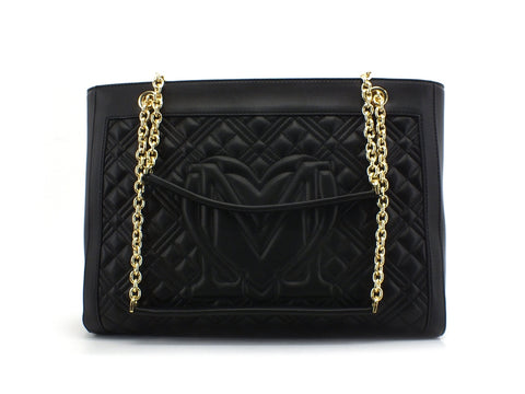 LOVE MOSCHINO Borsa Quilted Trapuntata Nero JC4006PP1CLA0000