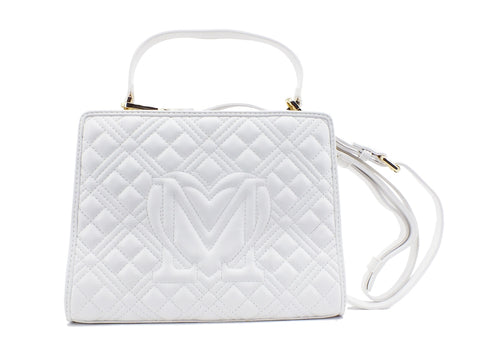 LOVE MOSCHINO Borsa Manico Tracolla Quilted Bianco JC4007PP1CLA0100