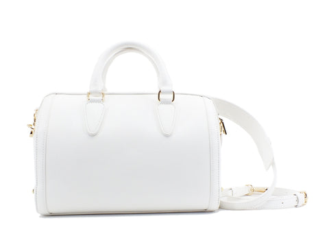 LOVE MOSCHINO Borsa Bauletto Tracolla Pu Stampa Cuore Bianco Rosso JC4075PP1CLG110A