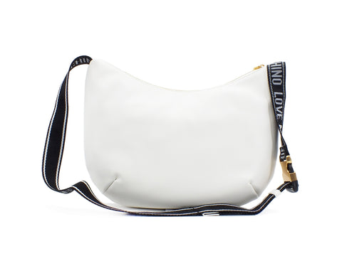 LOVE MOSCHINO Borsa Tracolla Pu Mezza Luna Bianco JC4089PP1CLN0100