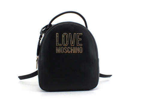 LOVE MOSCHINO Zaino Bonded Pu Logo Nero JC4101PP1CLJ000A