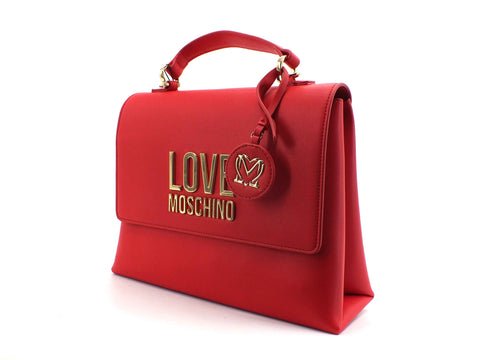 LOVE MOSCHINO Borsa Manico Bonded Logo Oro Rosso JC4102PP1CLJ050A