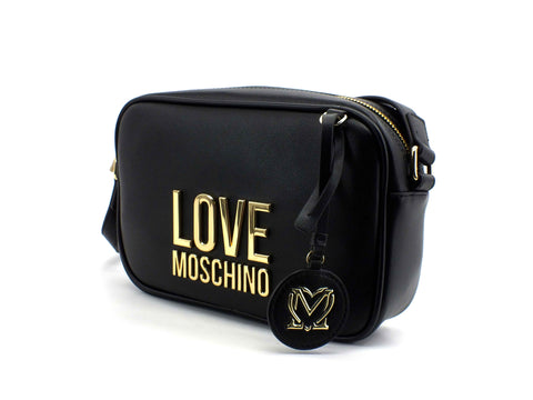 LOVE MOSCHINO Pochette Bonded Logo Oro Nero JC4107PP1CLJ000A