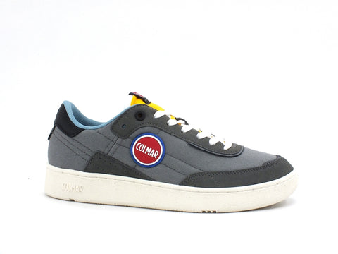 COLMAR Foley Ring Sneaker Uomo Logo Gray Yellow Lt Blue FOLEYRING060