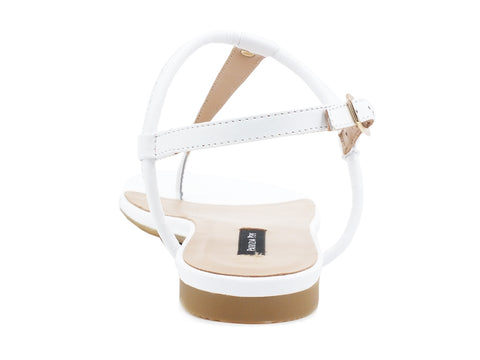 PATRIZIA PEPE Sandalo Infradito Borchie Gold Bianco 2VA248-A3KW